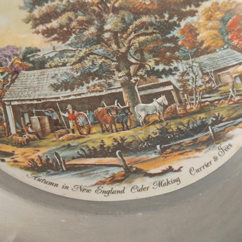 PIATTI PZ. 4 CURRIER & IVES ENGLAND 4 STAGIONI | Mercatino dell'Usato Verbania 5