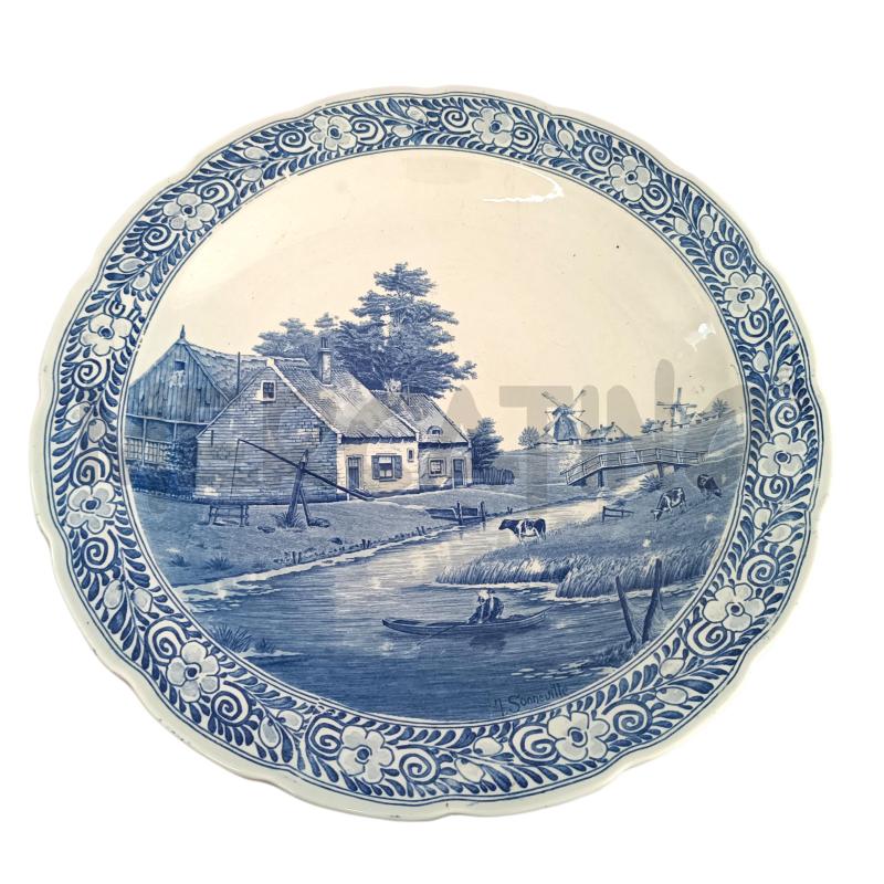 PIATTO DELFT BY PETRUS REGOUT & CO HOLLAND | Mercatino dell'Usato Verbania 1