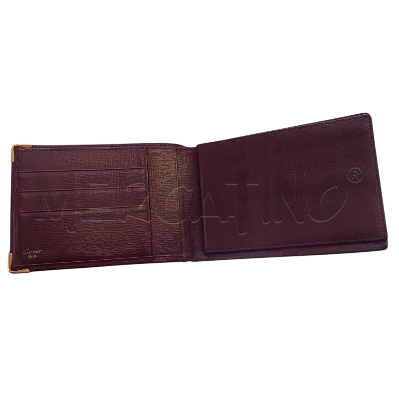 PORTA FOGLIO PELLE CARTIER CON PORTA ASSEGNI | Mercatino dell'Usato Verbania 3