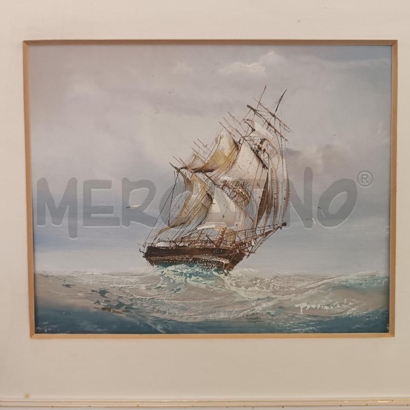 QUADRETTO FIRMATO NAVE | Mercatino dell'Usato Verbania 3