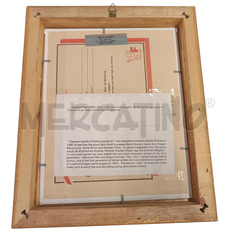 QUADRO A FIRMA DIEUSEUL PAUL | Mercatino dell'Usato Verbania 4