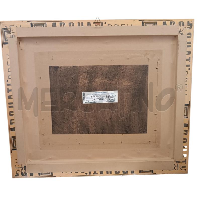QUADRO A FIRMA GUGLIELMO BARBETTI 1989 | Mercatino dell'Usato Verbania 3