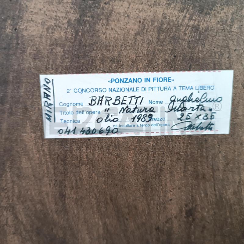 QUADRO A FIRMA GUGLIELMO BARBETTI 1989 | Mercatino dell'Usato Verbania 4