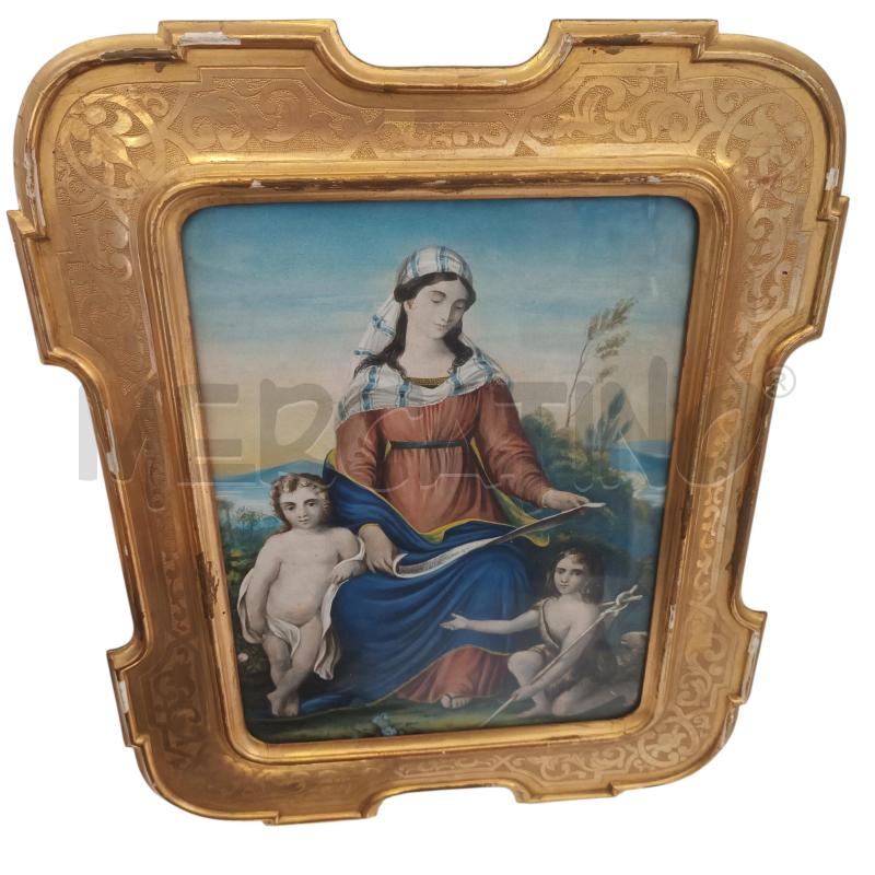 QUADRO MADONNA DELLA SEGGIOLA | Mercatino dell'Usato Verbania 1