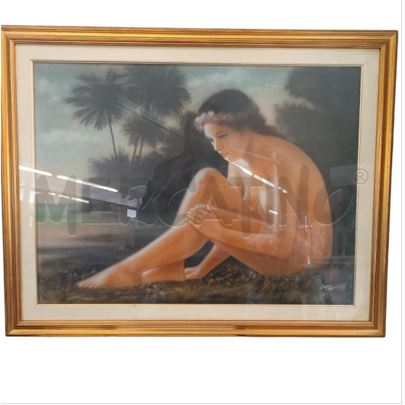 QUADRO NUDO A FIRMA MARCO PANIELLO | Mercatino dell'Usato Verbania 1