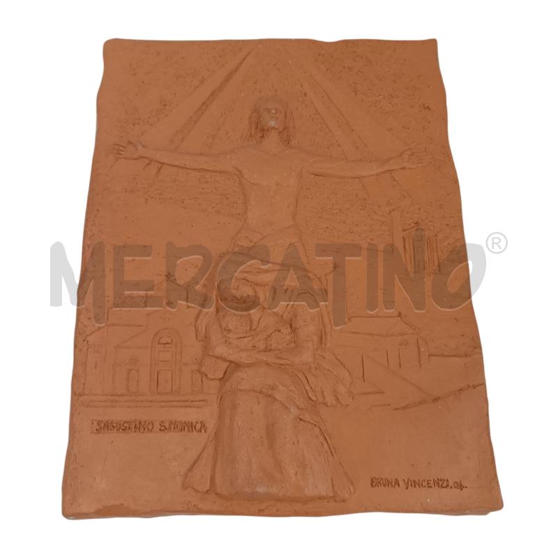 QUADRO TERRACOTTA RELIGIOSO | Mercatino dell'Usato Verbania 1