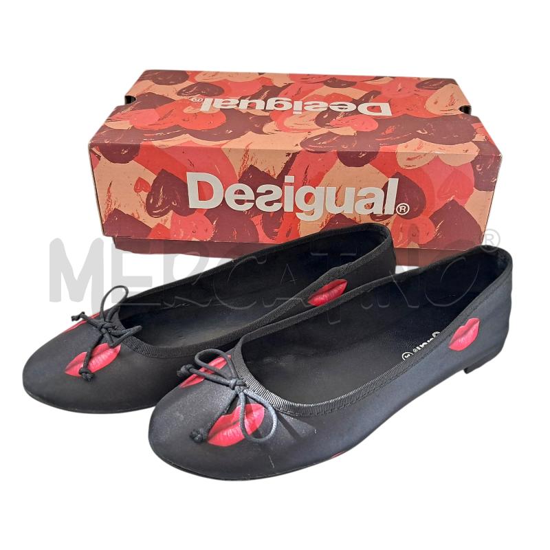 SCARPE DONNA DESIGUAL NERA  | Mercatino dell'Usato Verbania 1