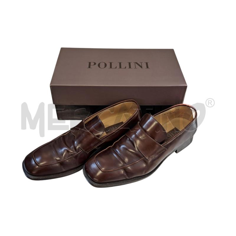 SCARPE UOMO POLLINI MARRONE | Mercatino dell'Usato Verbania 1