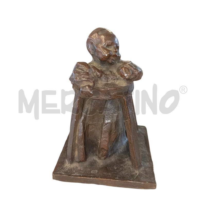 SCULTURA IN BRONZO DI EUGENIO PELLINI, IL RIPOSO | Mercatino dell'Usato Verbania 1