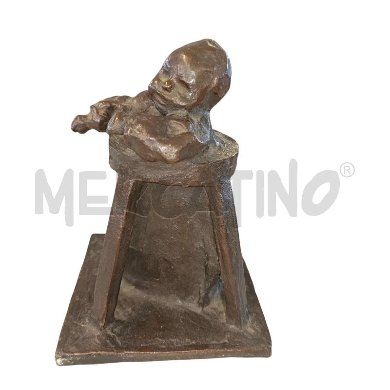 SCULTURA IN BRONZO DI EUGENIO PELLINI, IL RIPOSO | Mercatino dell'Usato Verbania 2