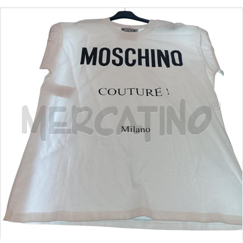 T SHIRT DONNA MOSCHINO BIANCA  | Mercatino dell'Usato Verbania 2