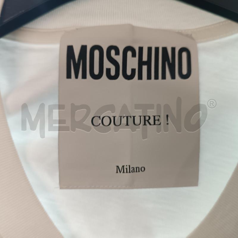 T SHIRT DONNA MOSCHINO BIANCA  | Mercatino dell'Usato Verbania 3