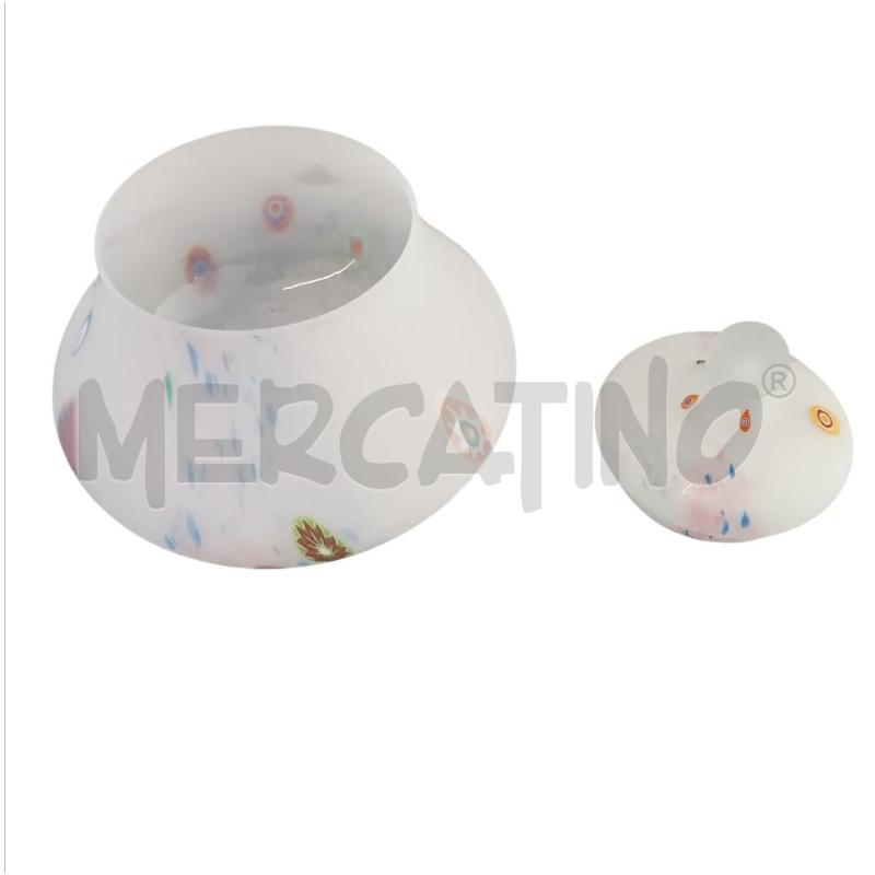 VASO MURANO CON COPERCHIO | Mercatino dell'Usato Verbania 2