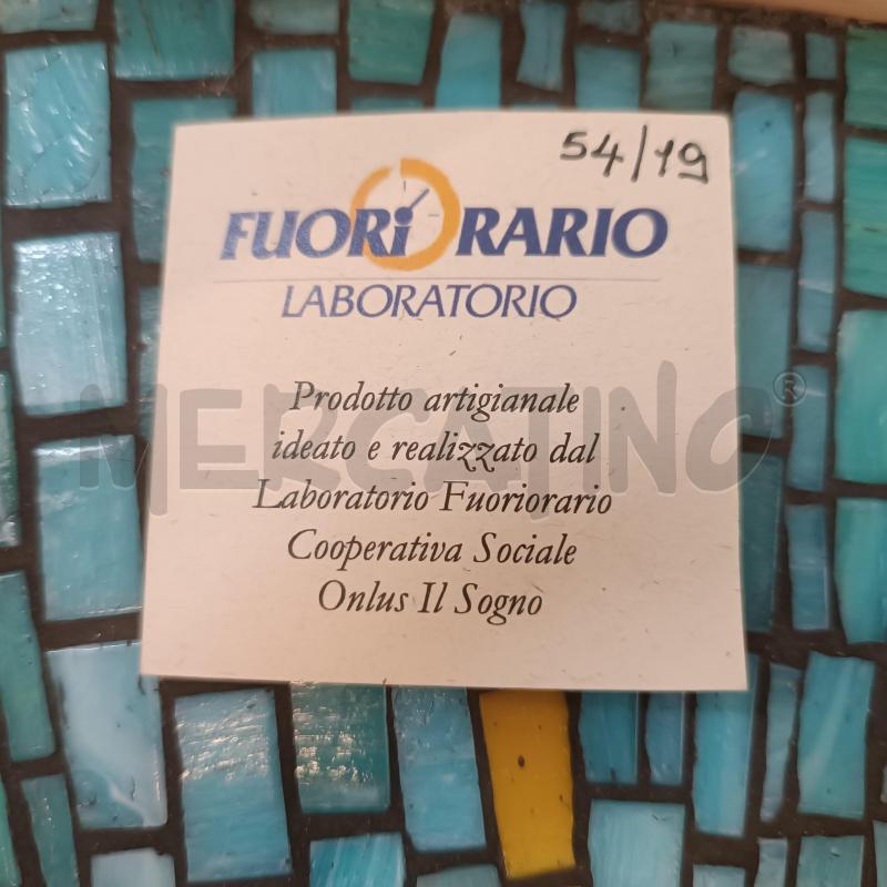 VASSOIO CON MOSAICO FUORI ORARIO OMEGNA | Mercatino dell'Usato Verbania 3