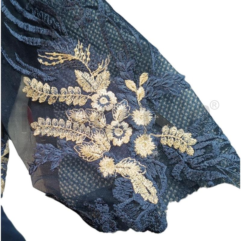 VESTITO DONNA DA CERIMONIA X&M BLU | Mercatino dell'Usato Verbania 4
