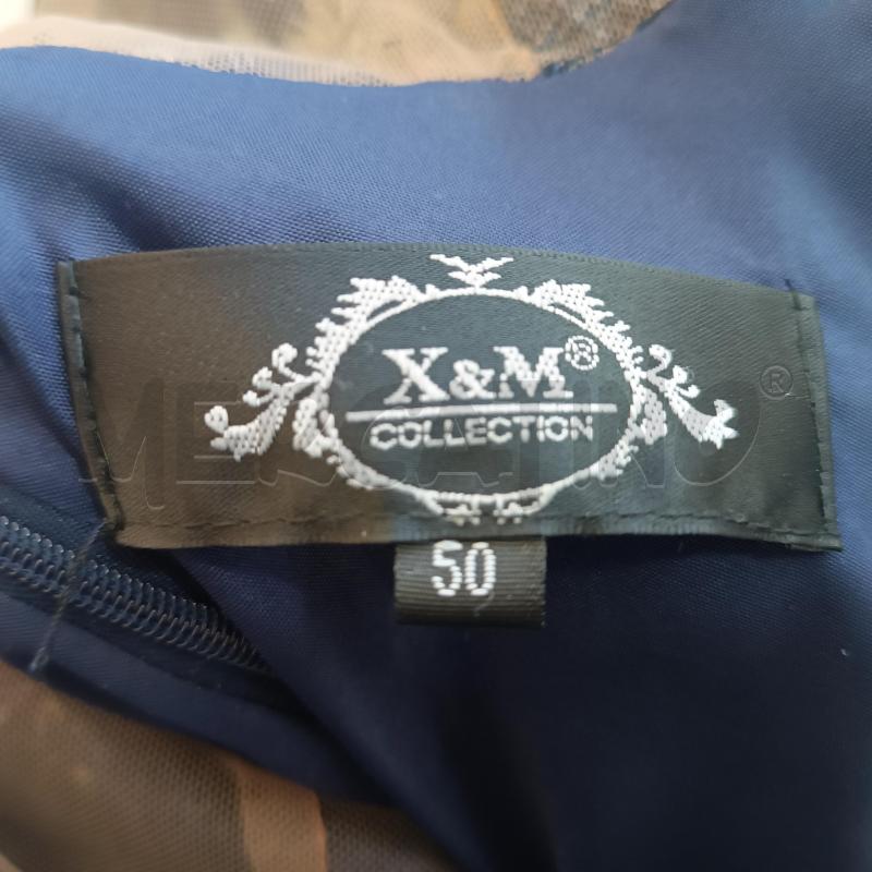 VESTITO DONNA DA CERIMONIA X&M BLU | Mercatino dell'Usato Verbania 5