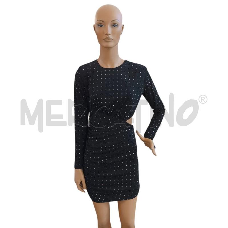 VESTITO DONNA LIU JO NERO CON BRILLANTINI | Mercatino dell'Usato Verbania 1