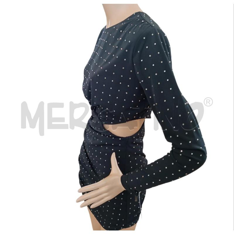 VESTITO DONNA LIU JO NERO CON BRILLANTINI | Mercatino dell'Usato Verbania 2