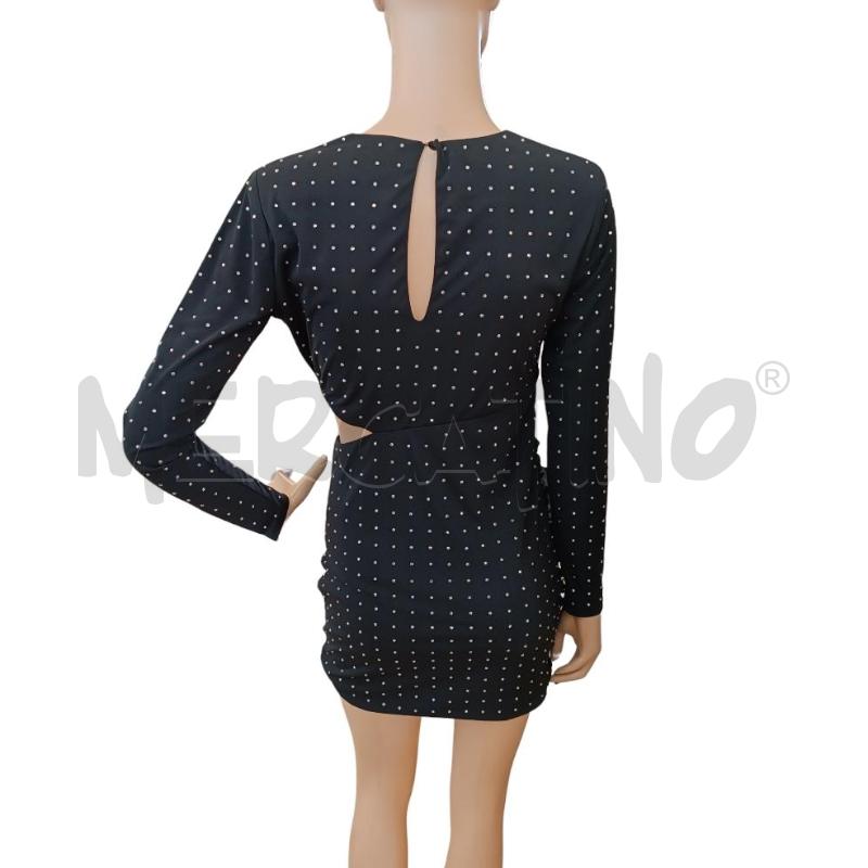 VESTITO DONNA LIU JO NERO CON BRILLANTINI | Mercatino dell'Usato Verbania 3