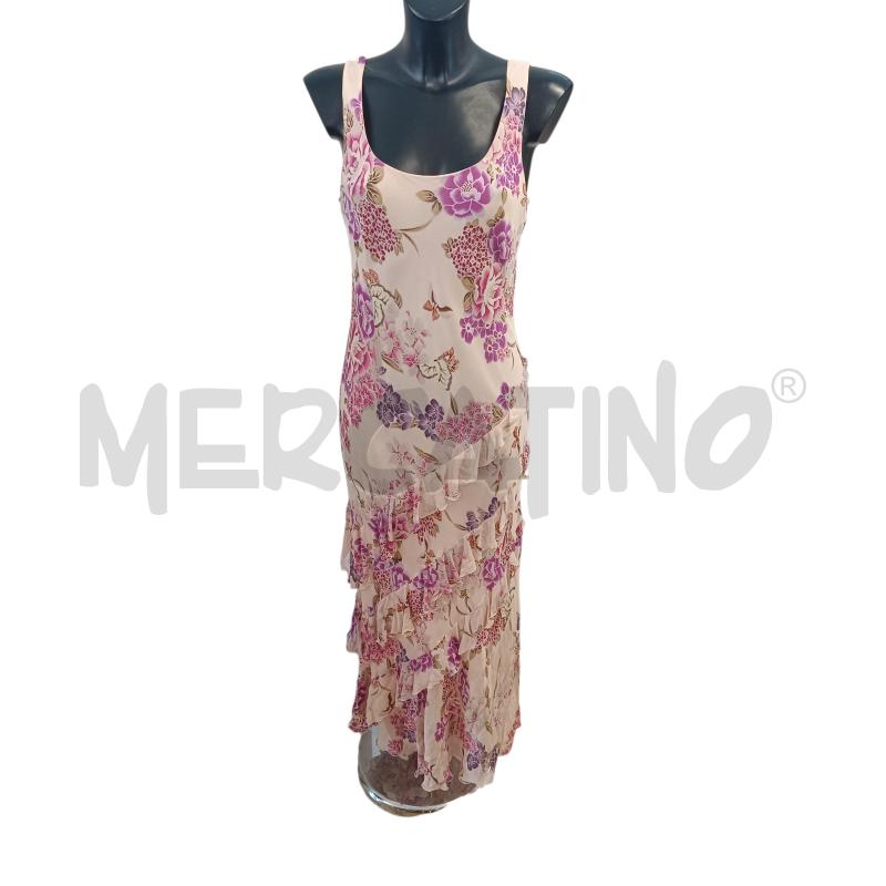 VESTITO DONNA LUISA SPAGNOLI SETA ROSA | Mercatino dell'Usato Verbania 1