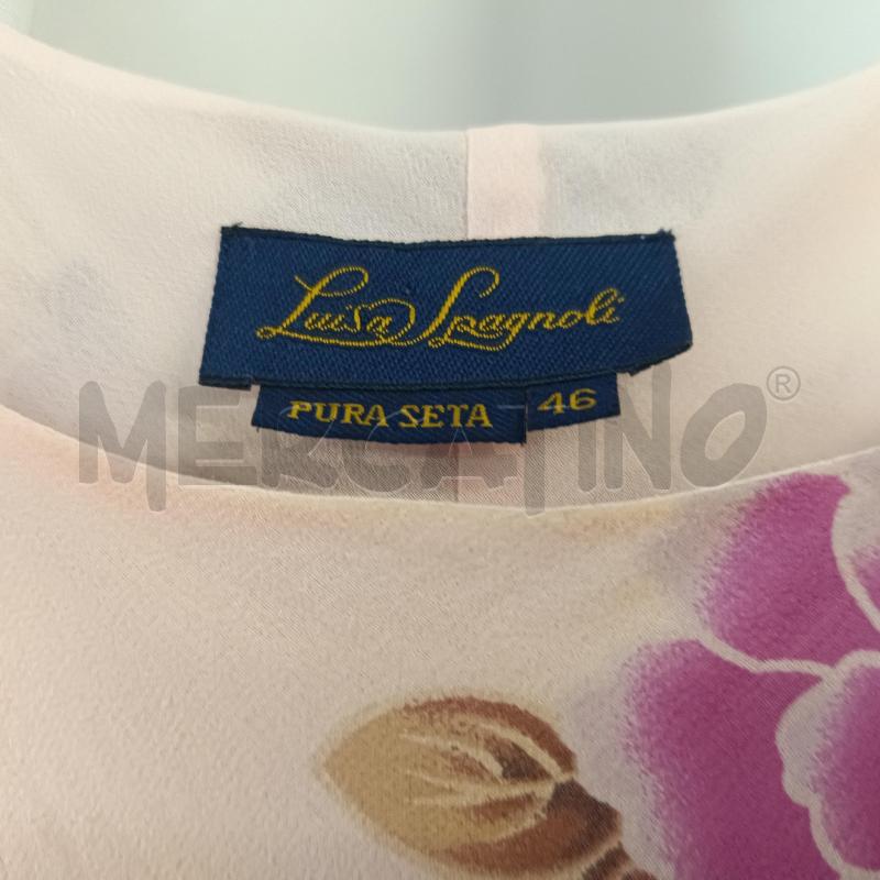 VESTITO DONNA LUISA SPAGNOLI SETA ROSA | Mercatino dell'Usato Verbania 3
