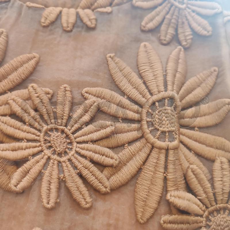 VESTITO DONNA MARNI MARRONE CON FIORI | Mercatino dell'Usato Verbania 4