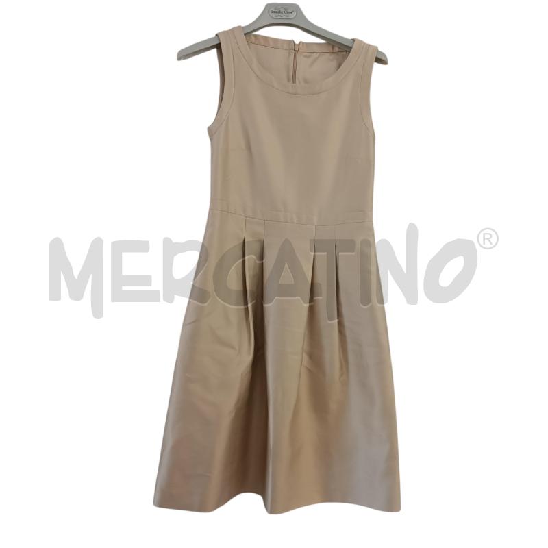 VESTITO DONNA + GIACCA INTREND BEIGE MISTO SETA | Mercatino dell'Usato Verbania 2