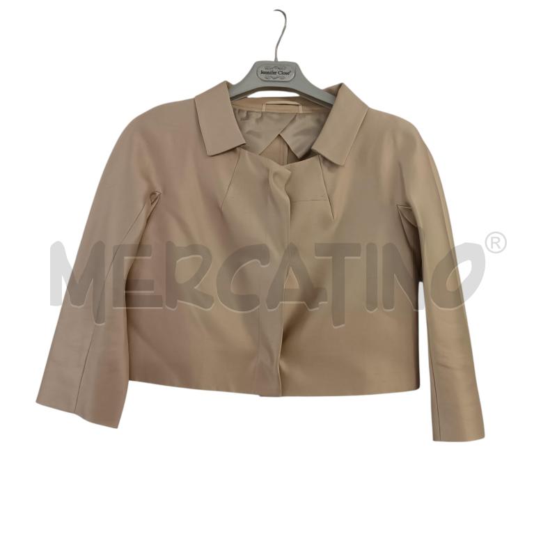 VESTITO DONNA + GIACCA INTREND BEIGE MISTO SETA | Mercatino dell'Usato Verbania 3
