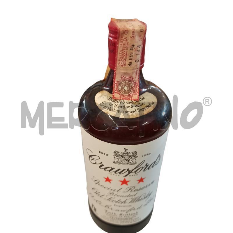 WHISKY CRAUWFORD'S SPECIAL RESERVE BLENDED OLD SCOTCH  | Mercatino dell'Usato Verbania 3