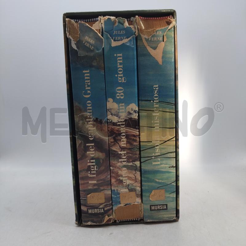3 VOLUMI JULES VERNE EDIZIONE INTEGALE MURSIA 1967 | Mercatino dell'Usato Domodossola 1