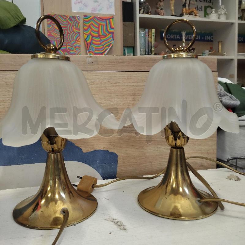 ABAT JOUR COPPIA OTTONE VETRO | Mercatino dell'Usato Domodossola 1