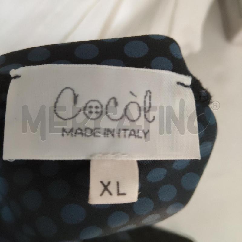 ABITO DONNA COCOL NERO POIS BLU XL | Mercatino dell'Usato Domodossola 4
