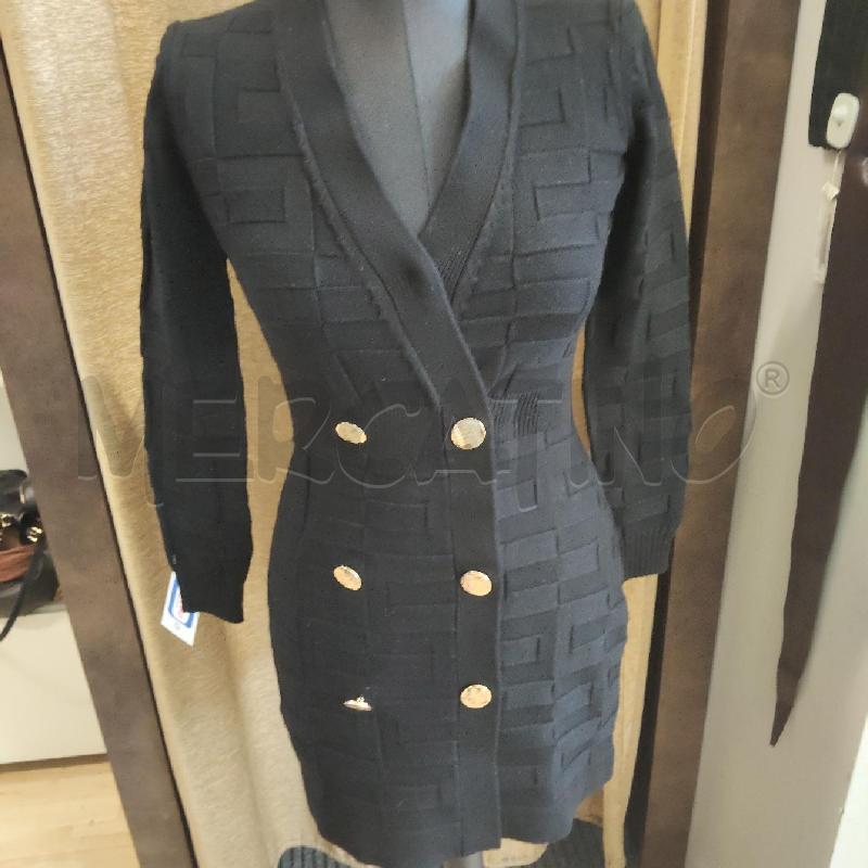ABITO DONNA ELISABETTA FRANCHI NERO BOTTONI DORATI  | Mercatino dell'Usato Domodossola 2
