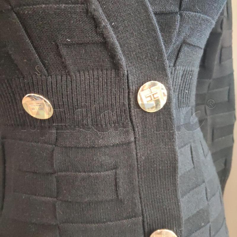 ABITO DONNA ELISABETTA FRANCHI NERO BOTTONI DORATI  | Mercatino dell'Usato Domodossola 3