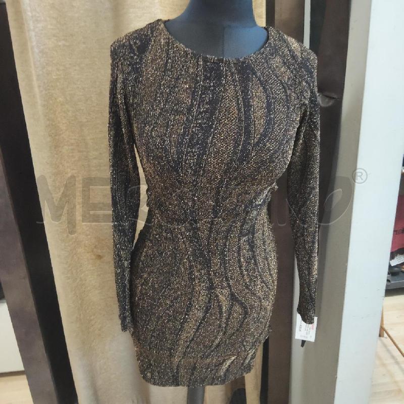 ABITO DONNA GUES NERO FILO DORATO STRECH  | Mercatino dell'Usato Domodossola 1