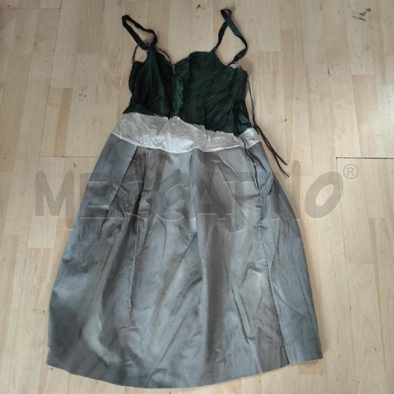 ABITO DONNA MARNI GRIGIO VERDE SPALLINE 42 | Mercatino dell'Usato Domodossola 1