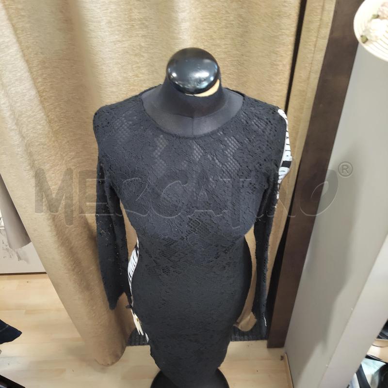 ABITO DONNA PINKO NERO PIZZO FASCIA SCRITTA NUOVO CON CARTELLINO  | Mercatino dell'Usato Domodossola 2