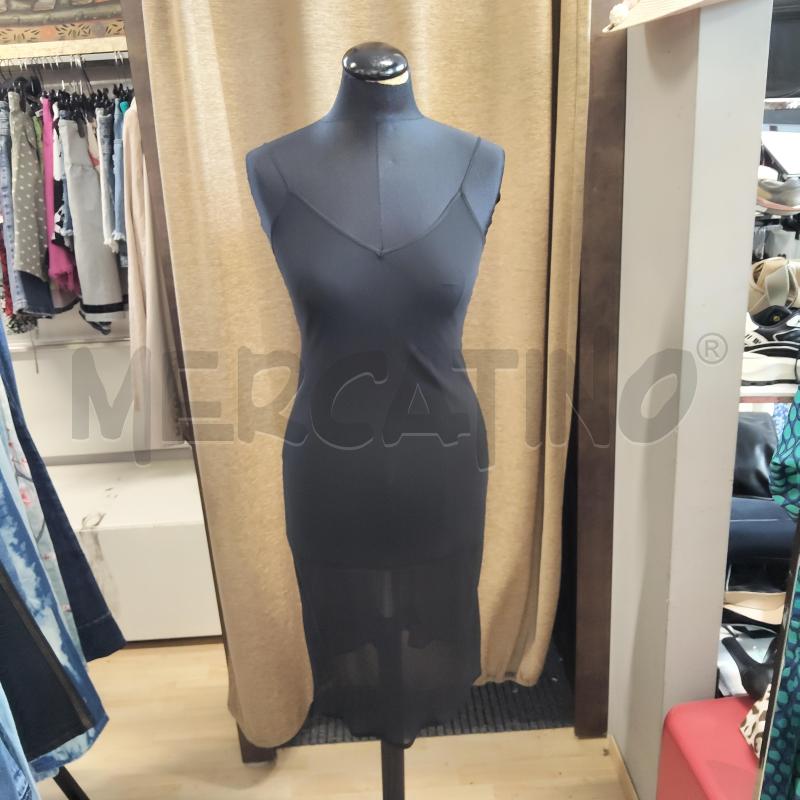 ABITO DONNA PINKO NERO PIZZO FASCIA SCRITTA NUOVO CON CARTELLINO  | Mercatino dell'Usato Domodossola 3
