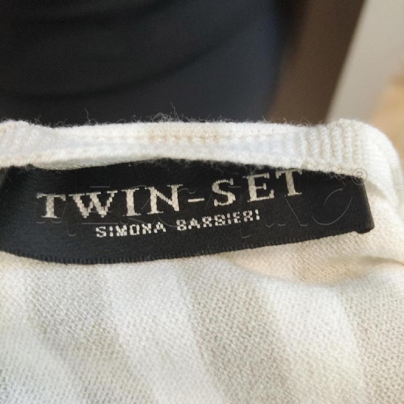 ABITO DONNA TWIN SET BIANCO NERO STRISCIE  | Mercatino dell'Usato Domodossola 4