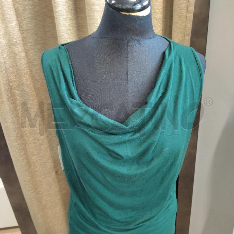ABITO DONNA VERDE COMBIPEL COTONE  | Mercatino dell'Usato Domodossola 2