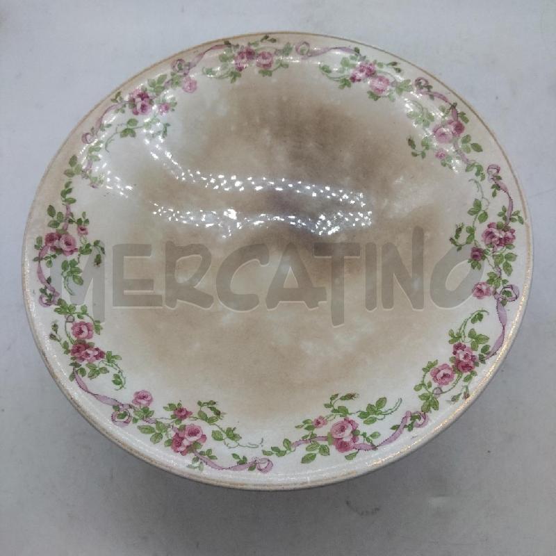 ALZATA CERAMICA RICHARD GINORI PANNA FIORI ROSA SU BORDINO | Mercatino dell'Usato Domodossola 2