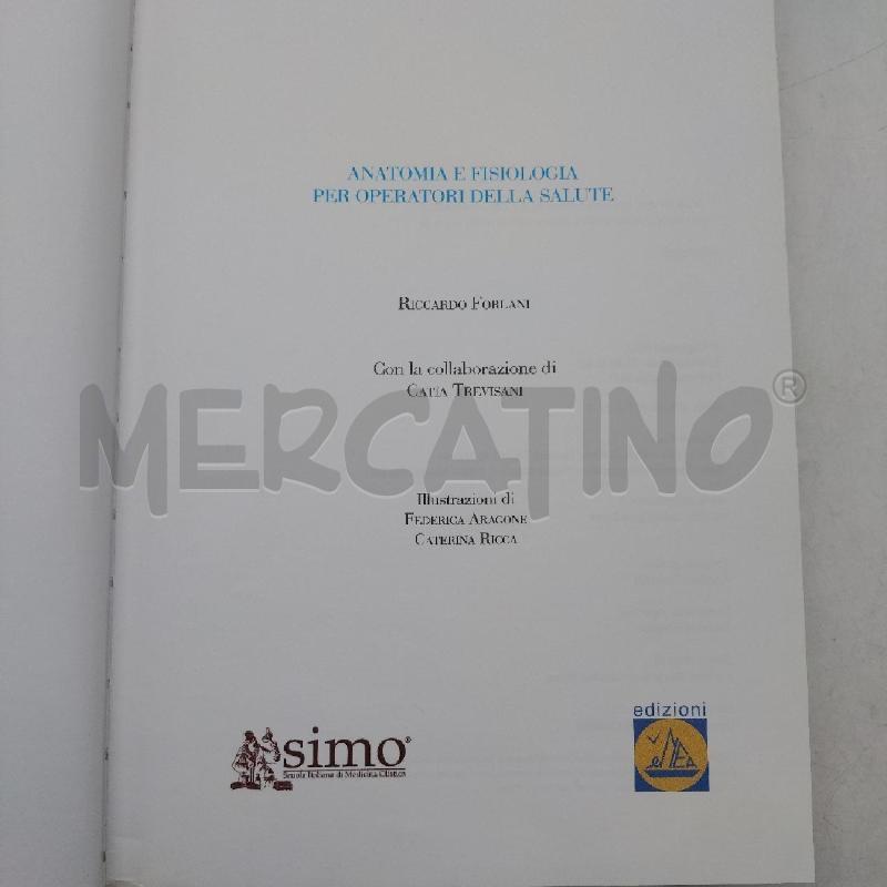 ANATOMIA E FISIOLOGIA PER OPERATORI | Mercatino dell'Usato Domodossola 3