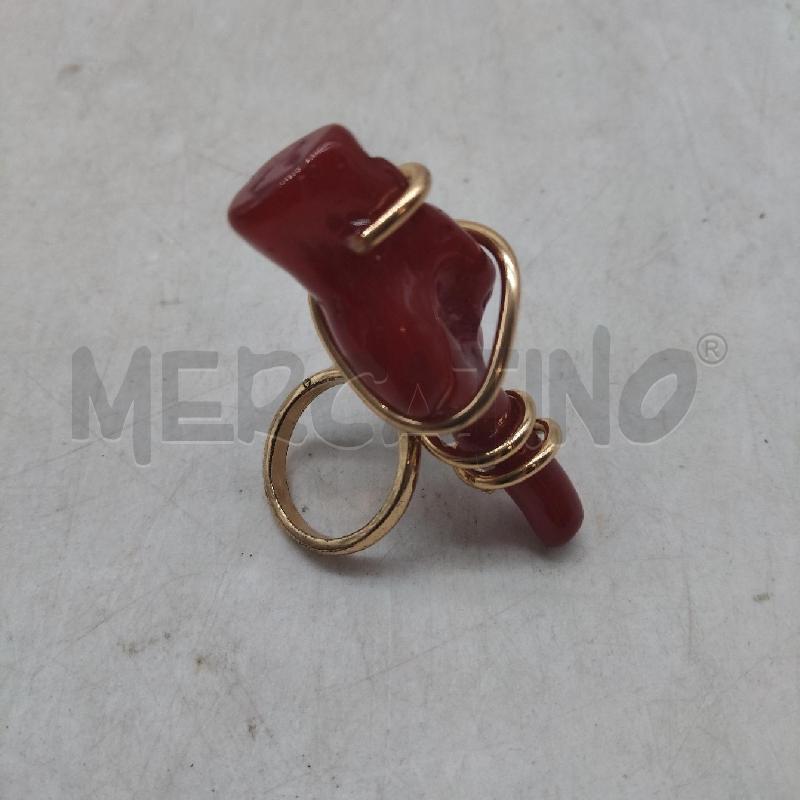 ANELLO DONNA FORMA CORALLO  | Mercatino dell'Usato Domodossola 1