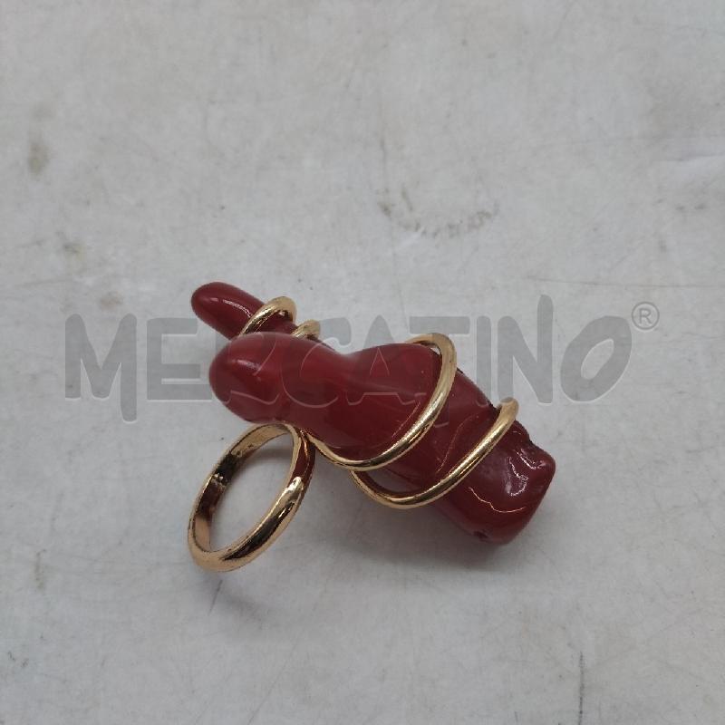 ANELLO DONNA FORMA CORALLO  | Mercatino dell'Usato Domodossola 3