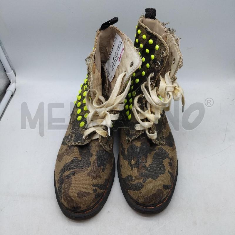 ANFIBI DONNA MILITARI BORCHIE GIALLE  | Mercatino dell'Usato Domodossola 3