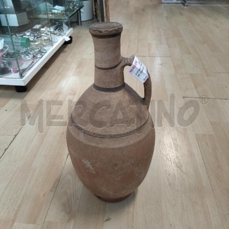 ANFORA TERRACOTTA RIGHE MARRONI | Mercatino dell'Usato Domodossola 1
