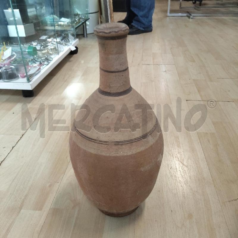 ANFORA TERRACOTTA RIGHE MARRONI | Mercatino dell'Usato Domodossola 2