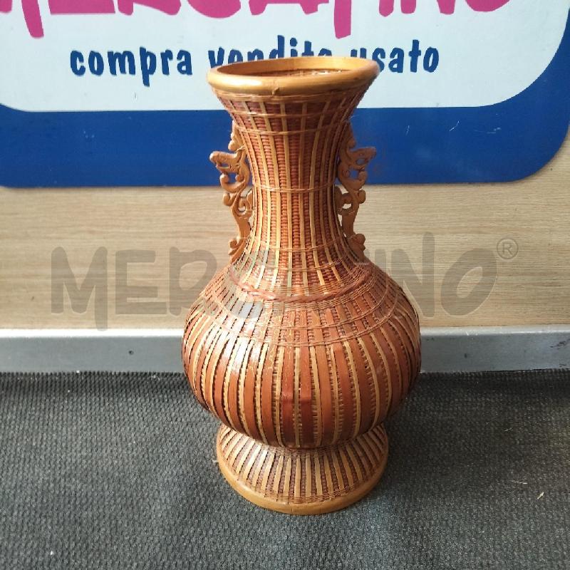ANFORA VIMINI MANICI LEGNO | Mercatino dell'Usato Domodossola 1