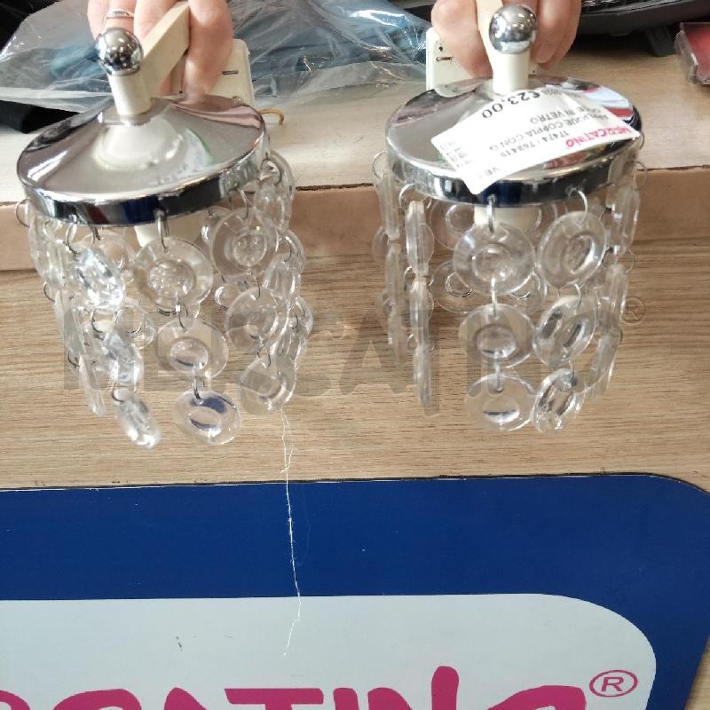 APPLIQUE COPPIA CON GOCCE IN VETRO | Mercatino dell'Usato Domodossola 1