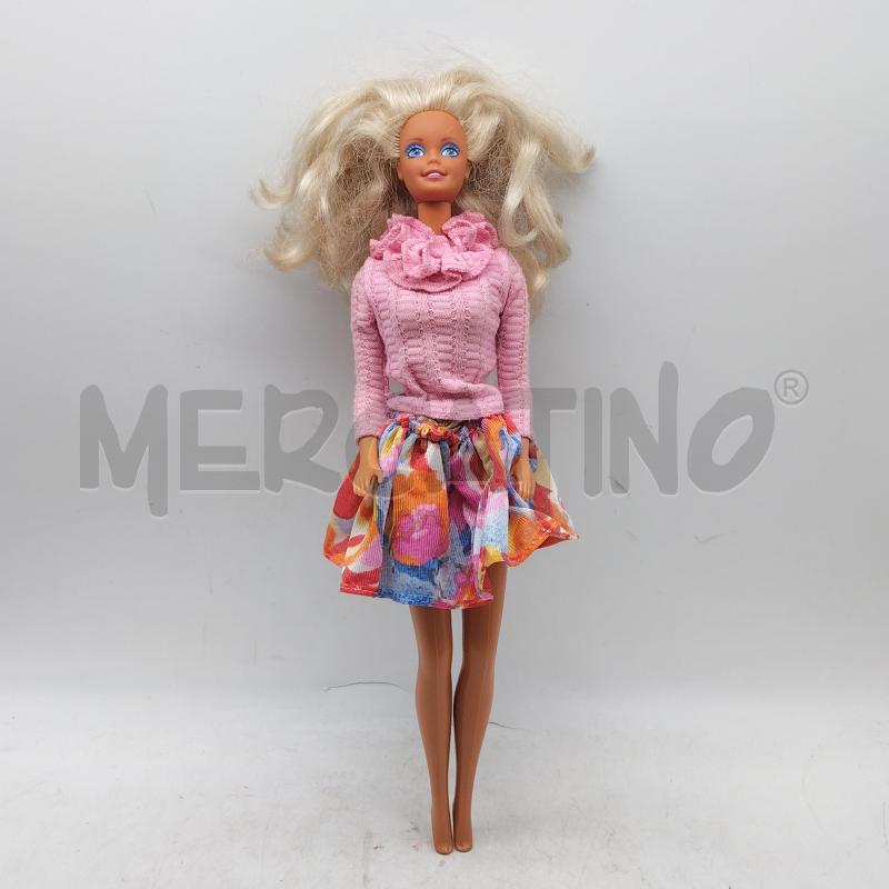 BARBIE MAGLIA ROSA GONNA COLORATA | Mercatino dell'Usato Domodossola 1